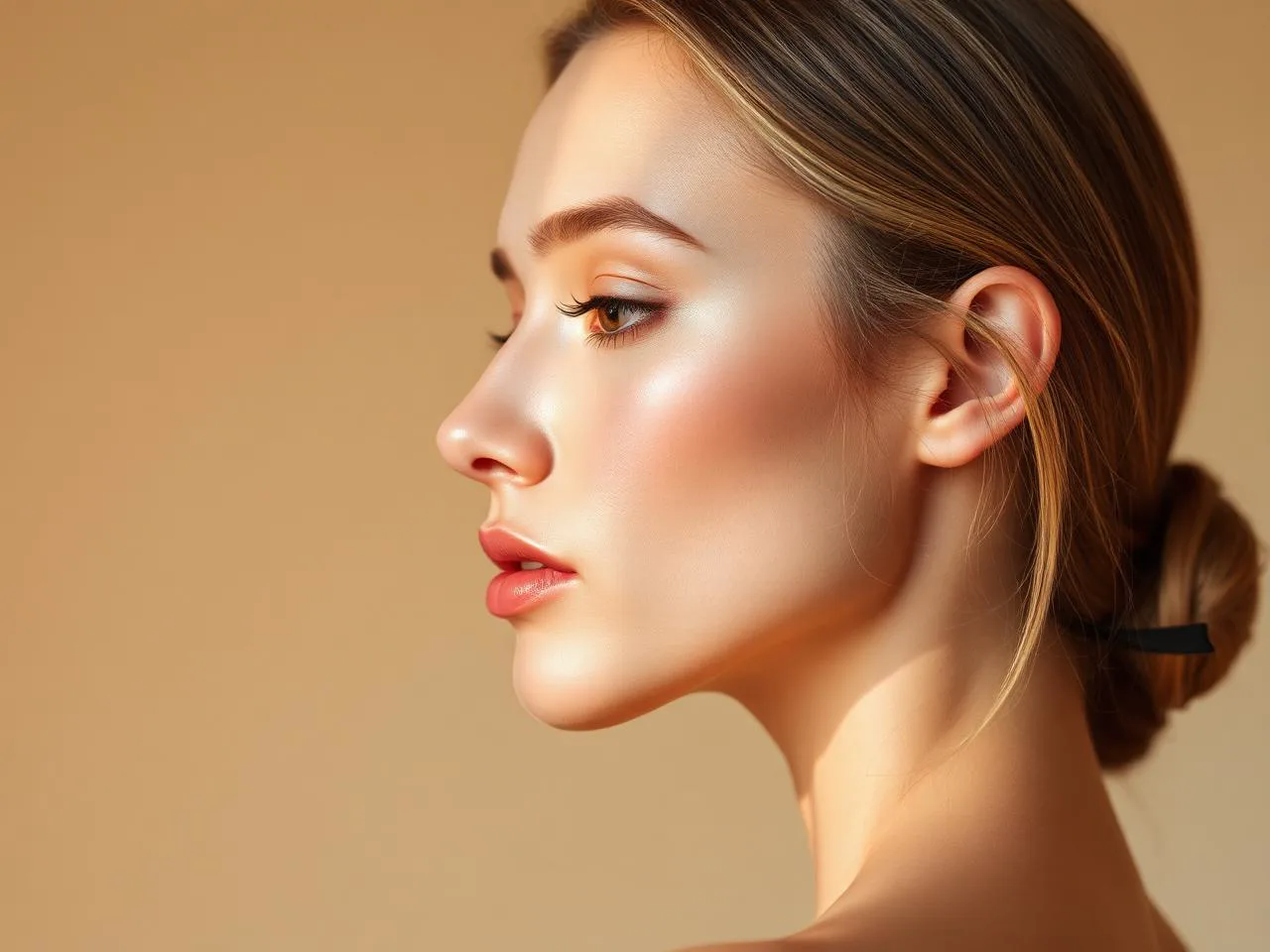 Sculpted cheekbone