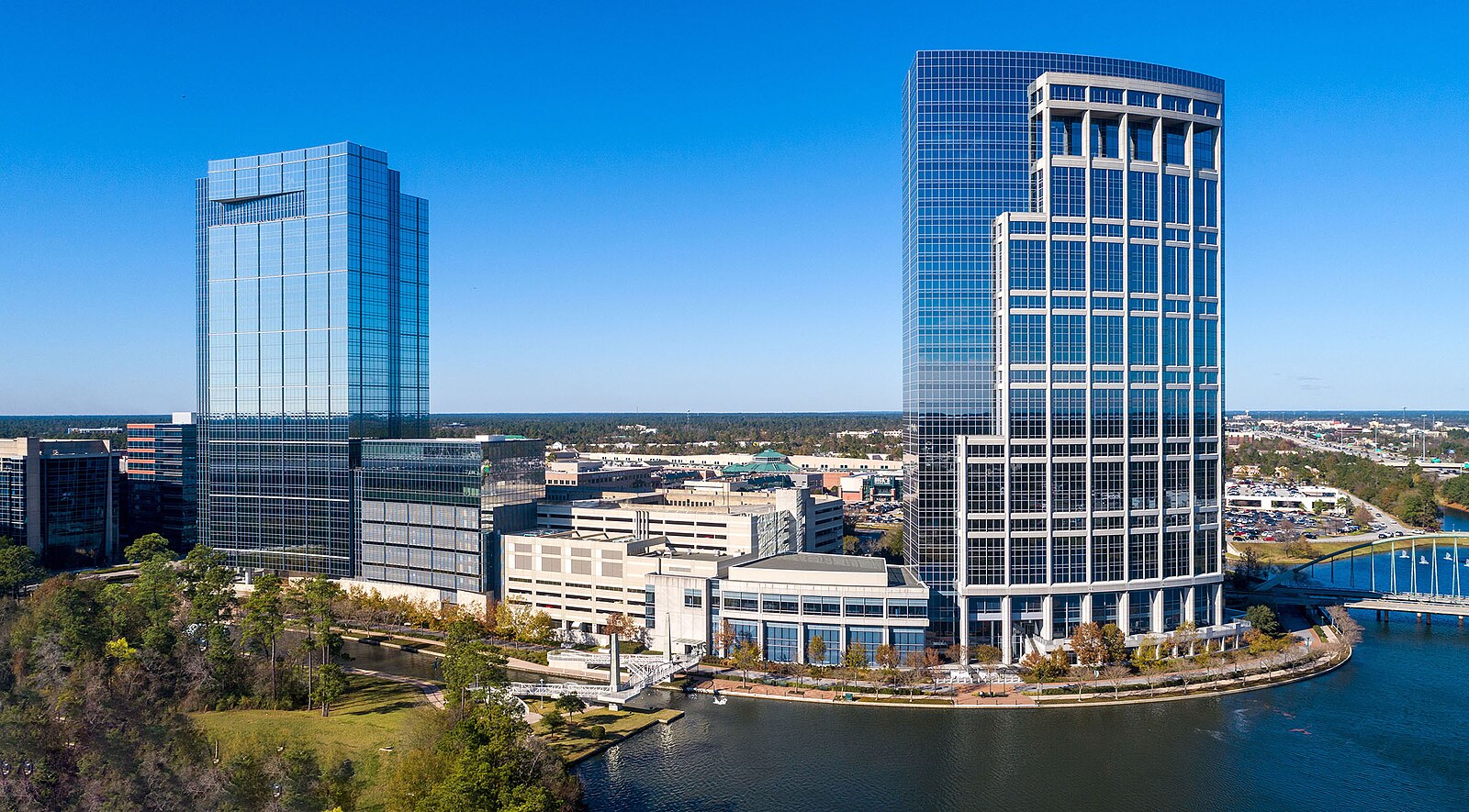 Towers at the Waterway